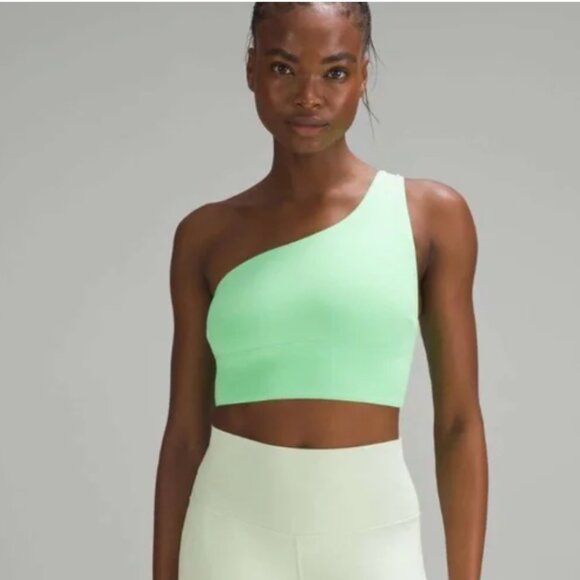 NWT lululemon Align™ Pistachio Asymmetrical Bra C/D Size 12 - Picture 1 of 10